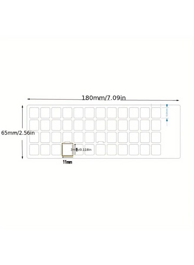 Ukrainian Keyboard Sticker 1pc Durable PVC Laptop Accessory Black Transparent White Blue Red Black Letters Randomly Shipped Version For PC Notebook - Image 5