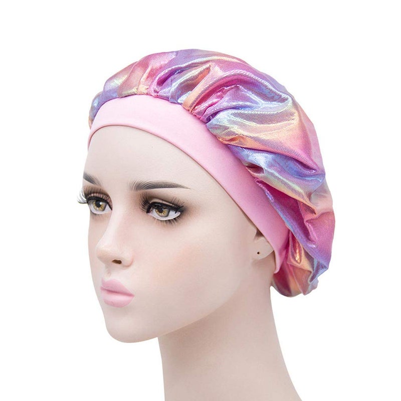 Kids Bonnets for Girls Curly Hair  Satin Sleep Caps Hair Cover for Sleeping Silk Night Cap