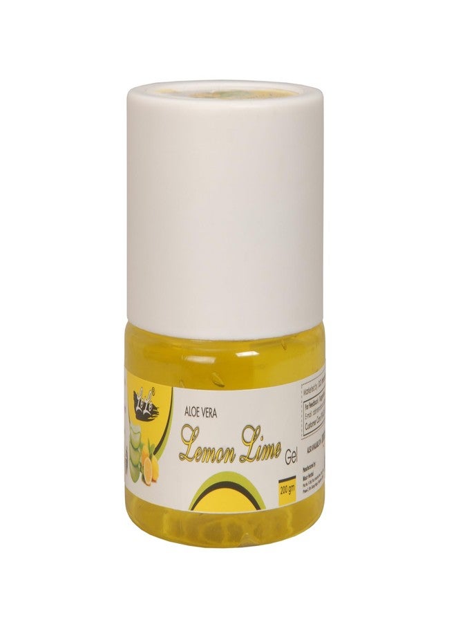 LELE Aloevera Lemon Lime Gel for face and Body | Natural Pure & Organic | Hydrating, Moisturizing, Soothing Skin | Multipurpose Gel pack of 200gm. - Image 1