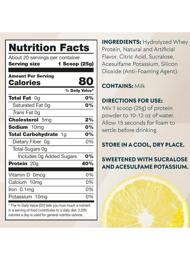 MyProtein Clear Whey Isolate Lemonade Flavor 500g -20 Servings - Image 4