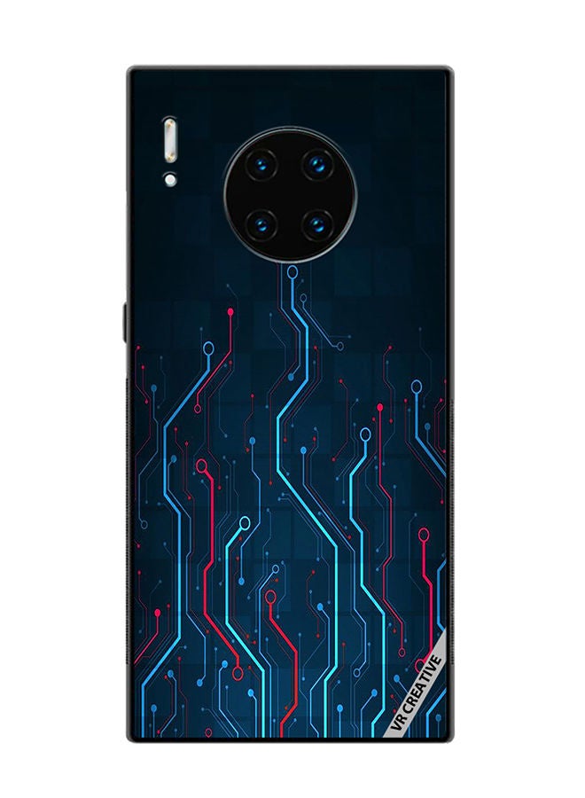VR CREATIVE Protective Case Cover For Huawei Mate 30 Pro Electronic Circuit Boards_ Design Multicolour - Image 1