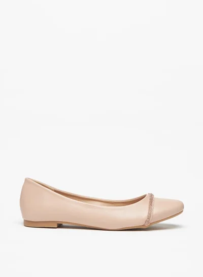 Flora Bella Women's Embellished Slip-On Round Toe Ballerina Shoes