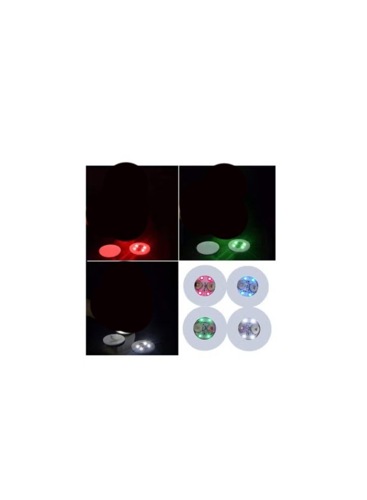 مجموعة من 12 كوستر مصباح LED ذاتي اللصق - Image 2