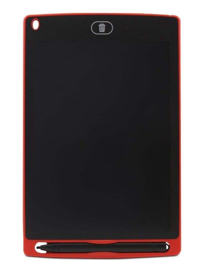 LCD Writing Tablet 12 Inch, Doodle Pad Portable Erasable Reusable Writing and Drawing Pad, Learning Toys Kids Writing Pad for Boys and Girls (Red) - Image 1