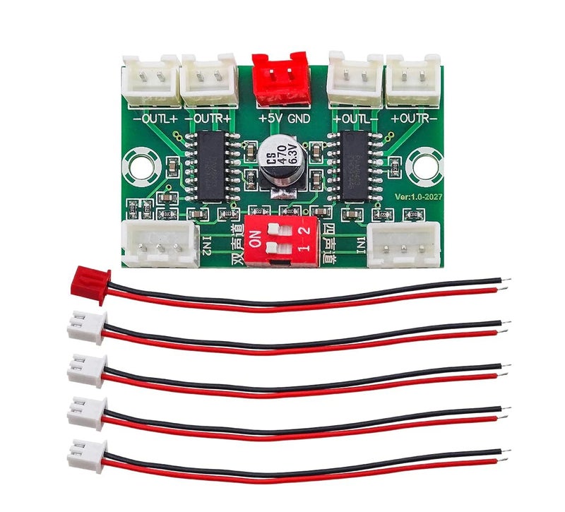 CentIoT - XH-A156 4 Channels 3W*4 DC 5V Mini PAM8403 Digital Audio Stereo Amplifier Board with Cable For Speaker - Image 2