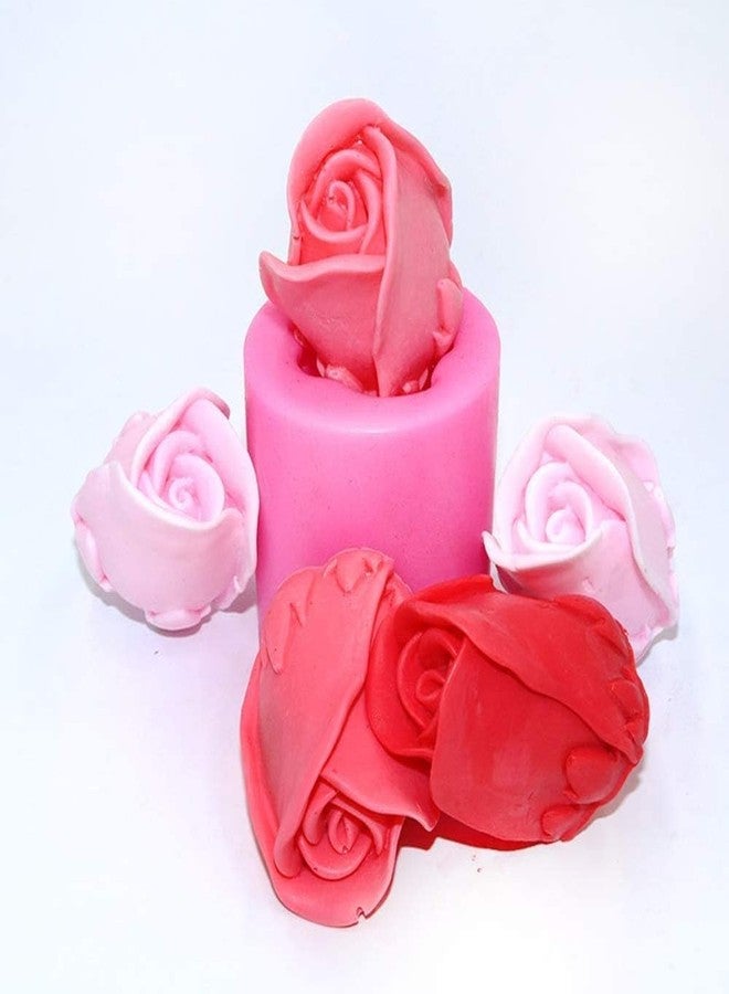 SMELLO - Multi Purpose Silicon Mold - Rose Bud Shape for Handmade Decorating for Candle & Soaps Making - Image 4