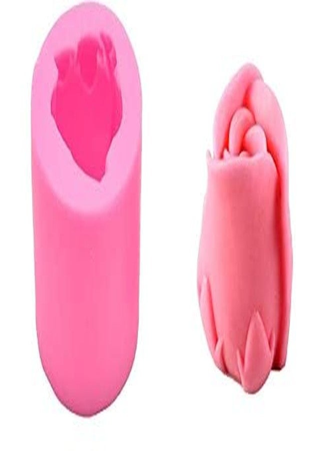 SMELLO - Multi Purpose Silicon Mold - Rose Bud Shape for Handmade Decorating for Candle & Soaps Making - Image 3