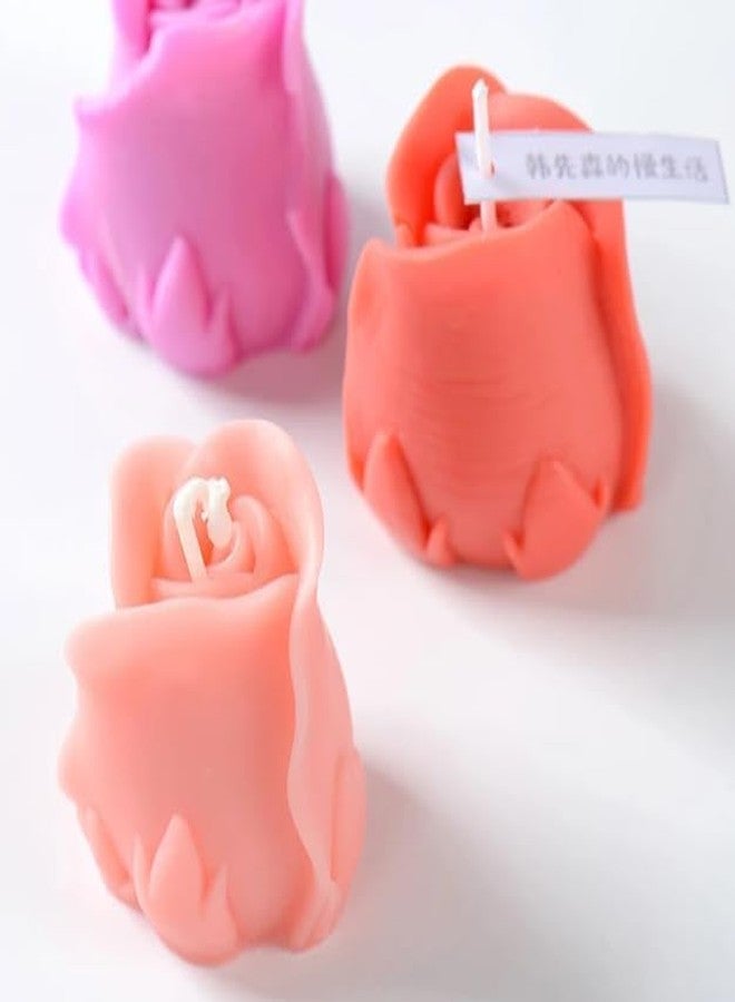 SMELLO - Multi Purpose Silicon Mold - Rose Bud Shape for Handmade Decorating for Candle & Soaps Making - Image 2