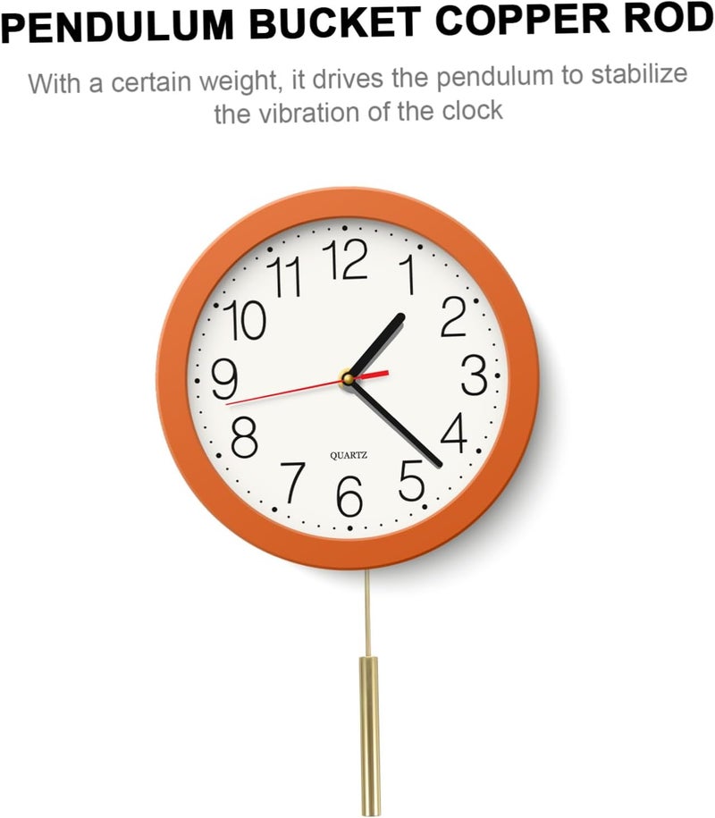 Unomor Heavy Duty Metal Pendulum Clock Movement DIY Wall Clock Supply Replacement Mechanism - Image 2