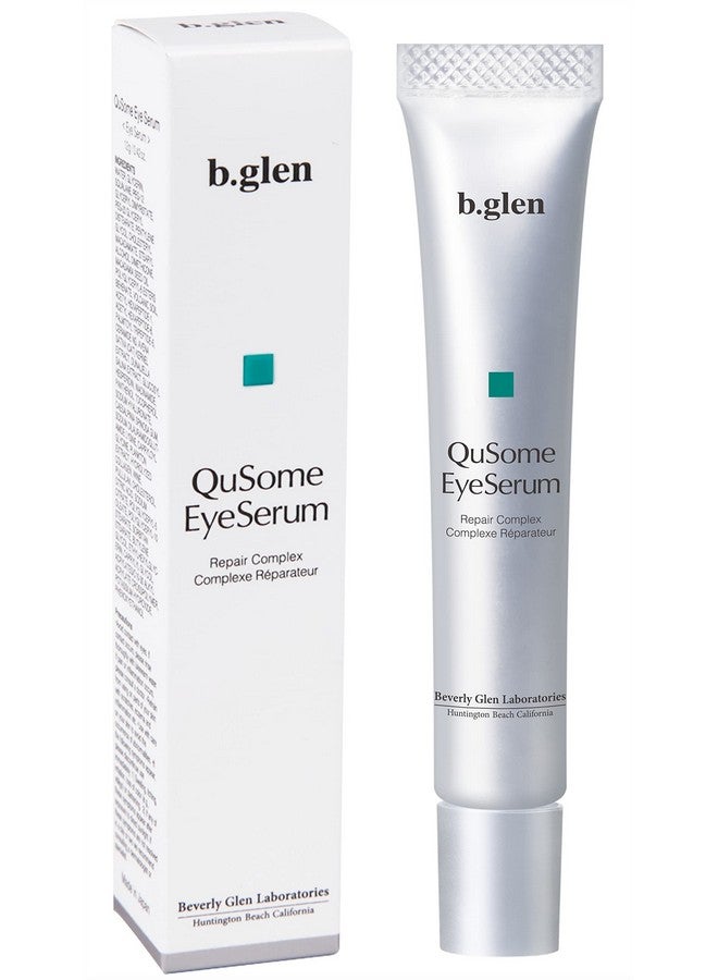 b.glen Qusome Eye Serum (12G/0.42Oz.) Smooths Fine Wrinkles And Dry Skin Around The Eye Area. Moist Yet Stretchy Textured With A Slightly Pink Hue From The Materra Powder. - Image 1