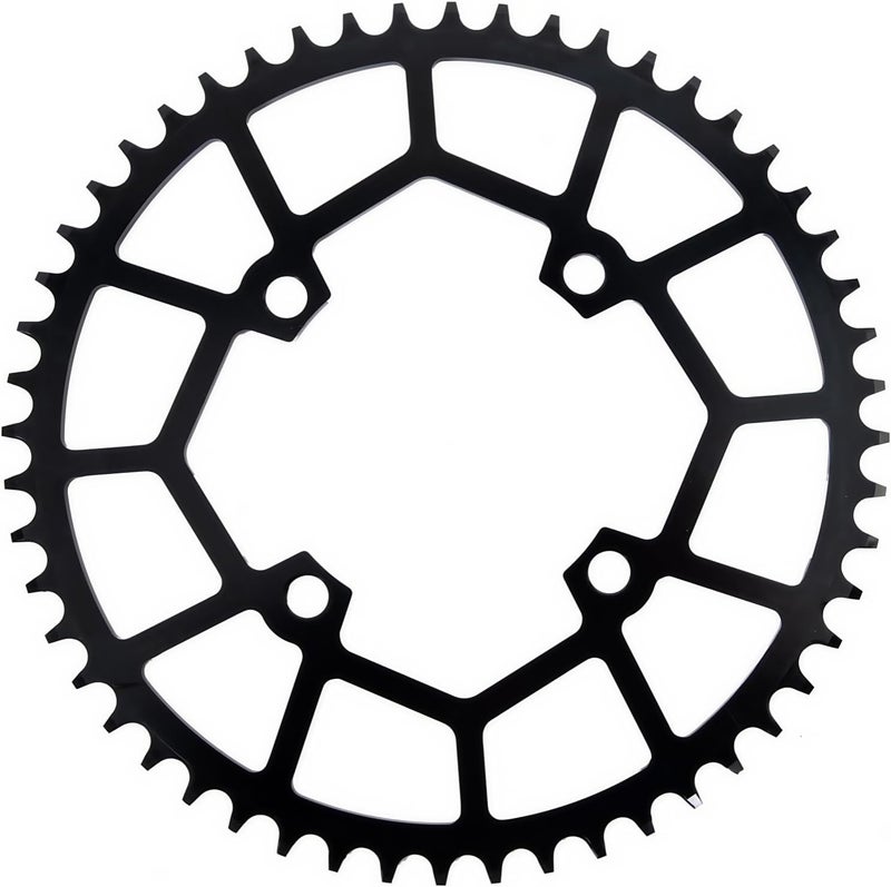 YBEKI Pro-Grade 104BCD Chainring (30-52T) CNC 7075-T6 Aluminum Narrow-Wide MTB/Road Round Oval Bike Chainwheel | Shimano/SRAM 8-11 Speed Compatible | 573MPa Strength(Black/Red/Blue) - Image 2