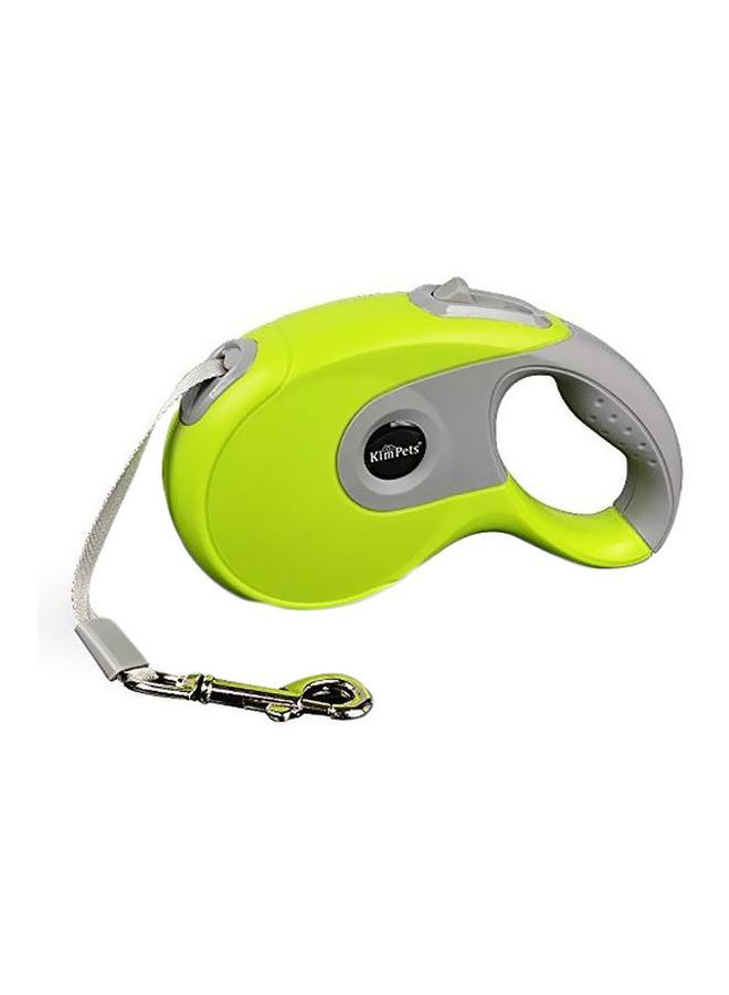 NIBEMINENT Retractable Heavy Duty Pet Walking Leash Grey/Green 5meter - Image 1