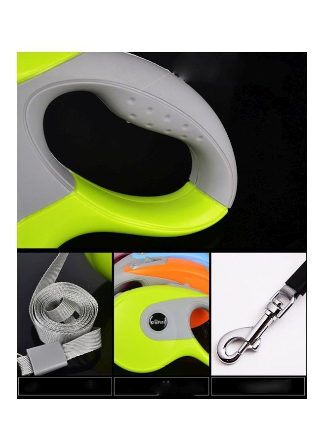 NIBEMINENT Retractable Heavy Duty Pet Walking Leash Grey/Green 5meter - Image 2