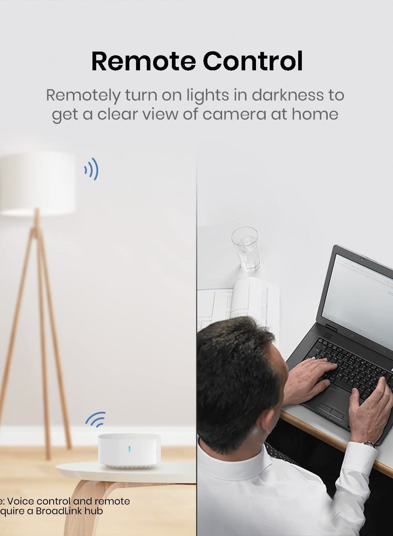 برودلينك لمبة Broadlink BLE الذكية متغيرة اللون مع مزامنة الموسيقى، ضوء سبوت GU10/4.5W/350LM - Image 3