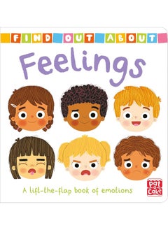 Find Out About: Feelings: A lift-the-flap board book of emotions  - Image 1