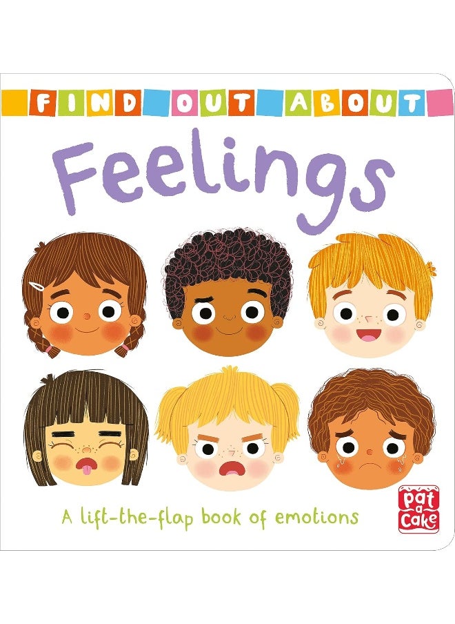 Find Out About: Feelings: A lift-the-flap board book of emotions  - Image 1