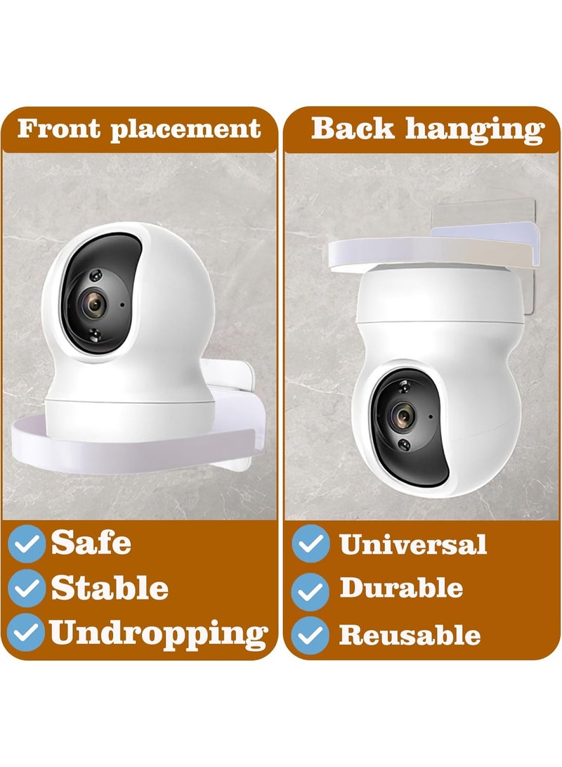 Adhesive Wall Mount Shelf for Security Cameras Floating Shelf No Drill Installation Space - Image 5
