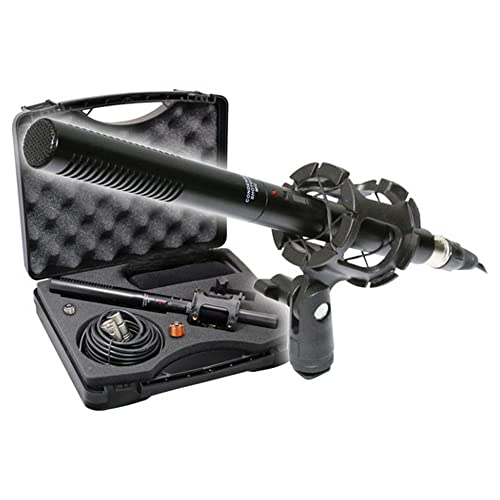 VidPro Canon XA30 Camcorder External Microphone Vidpro XM-55 13-Piece Professional Video & Broadcast Unidirectional Condenser Microphone Kit - Image 1