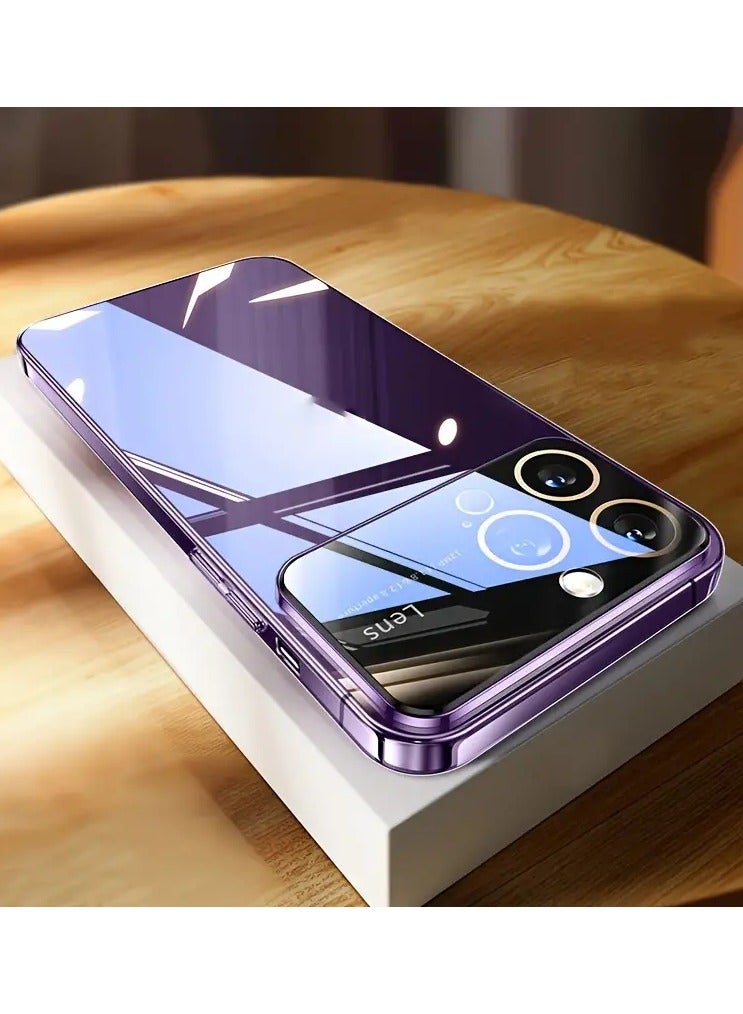 smart vision Magnetic case for iPhone 14 Pro Max 6.7" Compatible with the MagSafe wireless charger,that are resistant to shocks and scratches,Deep Purple - Image 1