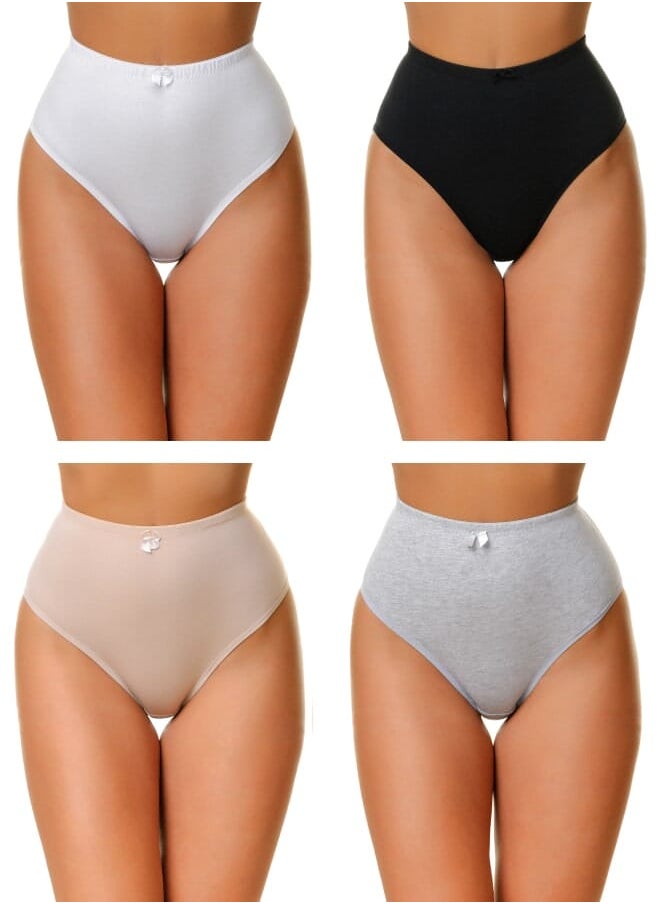 Every Woman Knows - Women's Cotton Underwear Full Coverage Stretch Briefs Comfy Ladies Panties Multipack - Image 1
