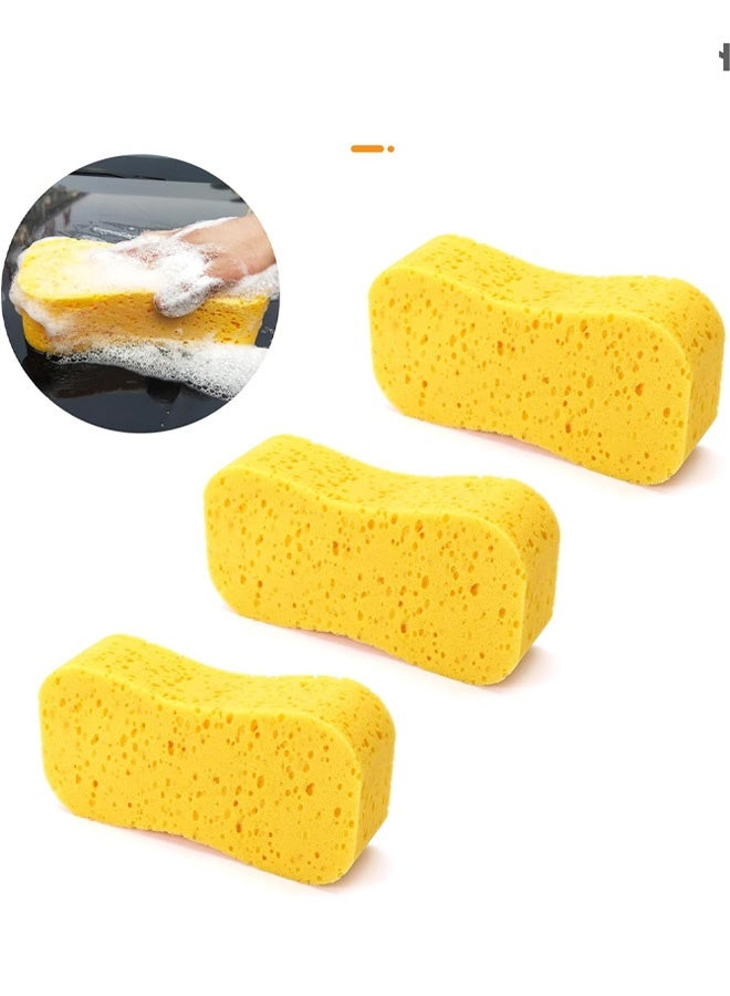 3PCS Car Wash Sponge, Car Sponges for Washing,Car Accessories Large Sponges for Cleaning,Automotive Cleaning Supplies,Suitable for Most Cars,Boats,RVs,Motorbikes - Image 5