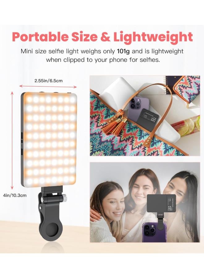 Portable Rechargeable Light  with Clip For Cameras & Mobiles - Image 3
