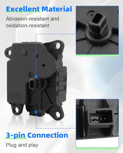 JUQAFY Air Mix Actuator Left Side Fit for Infiniti Q50 2014-2022, HVAC Heater Blend Door Actuator Replace 27732-4GF0A 27732-4GF0B, No White Clip Included - Image 3