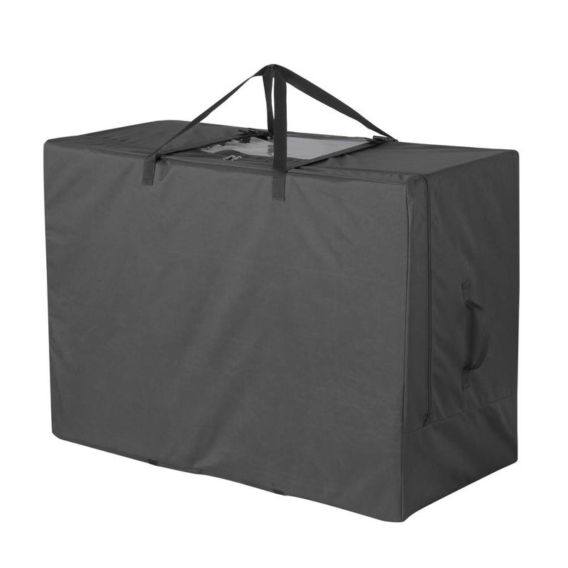 Cuddly Nest Folding Mattress Storage Bag  Heavy Duty Carry Case for TriFold Guest Bed Fits 4 Twin  Twin XL MattressBlack