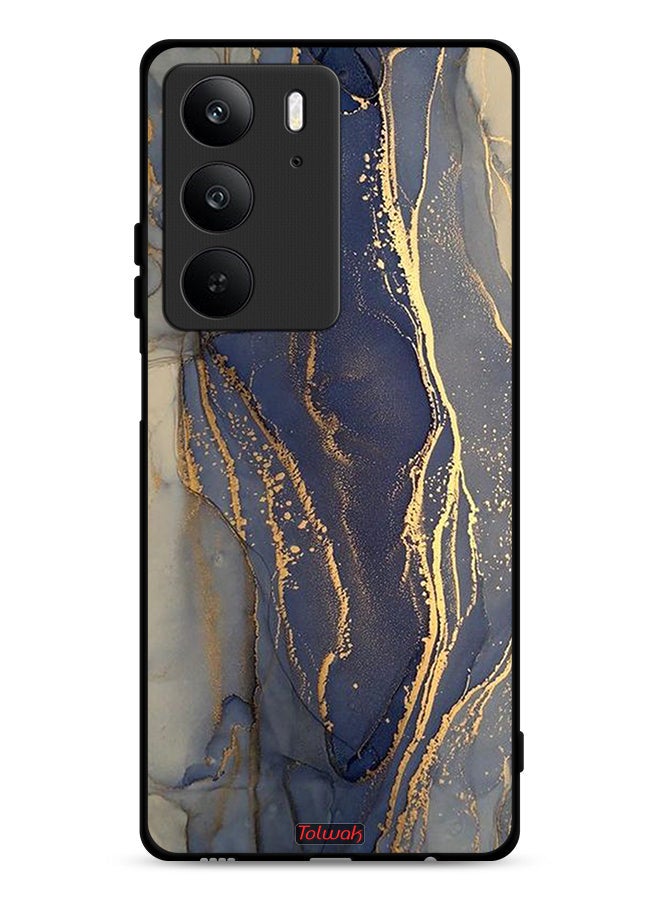 Tolwak Realme C75 4G Protective Case Cover Gliter Marble Pattern - Image 1