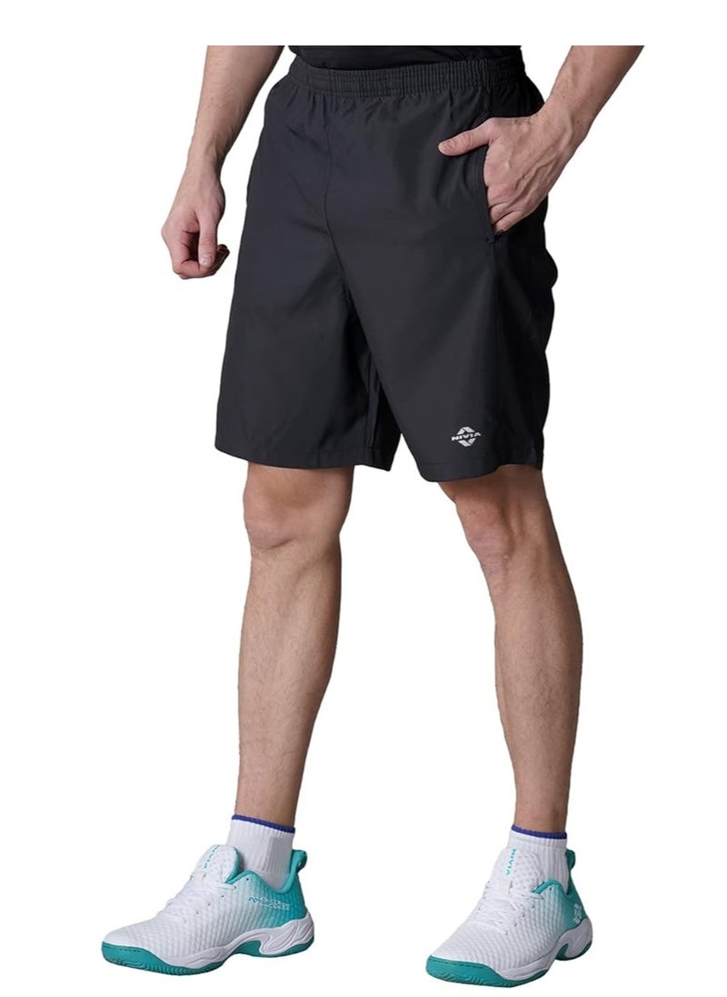 Nivia - TRAINIG-4 Shorts | Size : Large |Suitable For Running,Jogging,Gym,Trainning,Walking |Strechable |Quick dry | Dual Pockets |Regular Fit |Material Type  : ‎Polyester, Spandex - Image 1