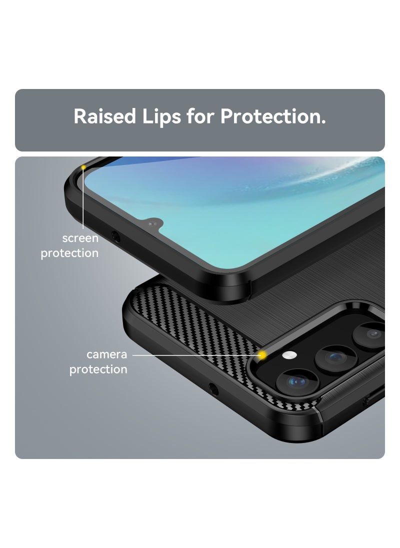 Fankalo - Phone Case for Samsung Galaxy A25 5G Soft TPU Brushed Texture Anti-Slip - Image 1
