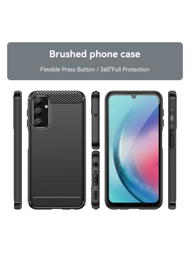 Fankalo - Phone Case for Samsung Galaxy A25 5G Soft TPU Brushed Texture Anti-Slip - Image 1