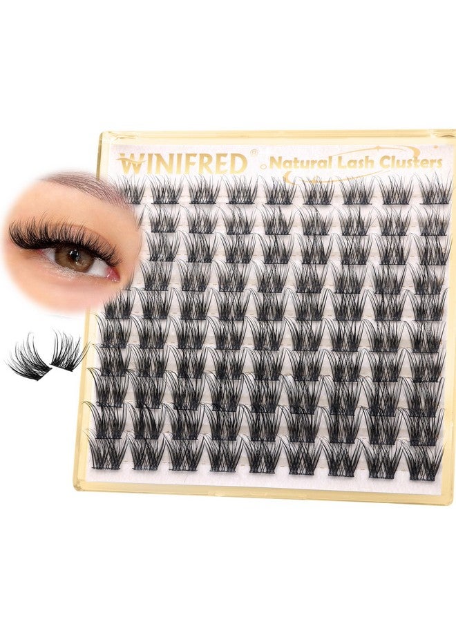 Winifred Wispy Lash Clusters Natural Look Individual Lashes C Curl Cluster Eyelash Extensions 10-16Mm Diy Eyelash Clusters Natural Lash Extension Waterproof Lashes Clusters - Image 1
