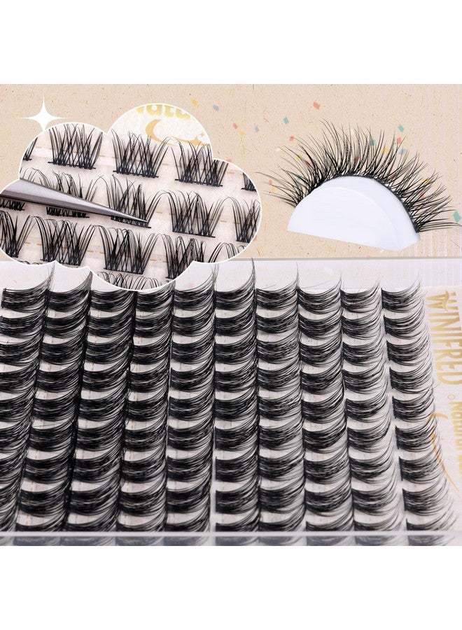 Winifred Wispy Lash Clusters Natural Look Individual Lashes C Curl Cluster Eyelash Extensions 10-16Mm Diy Eyelash Clusters Natural Lash Extension Waterproof Lashes Clusters - Image 5