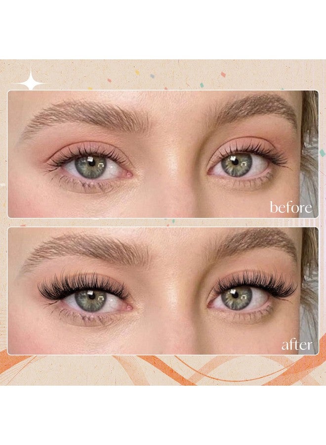 Winifred Wispy Lash Clusters Natural Look Individual Lashes C Curl Cluster Eyelash Extensions 10-16Mm Diy Eyelash Clusters Natural Lash Extension Waterproof Lashes Clusters - Image 4