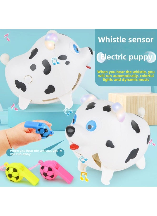 Explosive Whistle Puppy Electric Music Toy Voice Control Whistle Induction Light Strange Stall Toy-Specifications:Whistle Puppy [charging Suit Screwdriver] Color Boxed  - Image 2