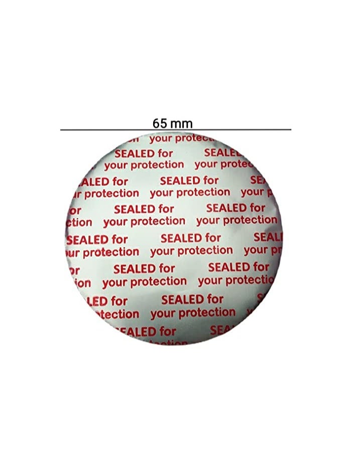 SPARKERR SPARKE SEALING PET, 85mm Aluminium Foil Seal for PET Bottles, Jars, Containers, No WADS, Printed, Pack of 100  - Image 1