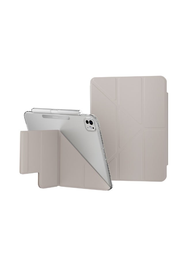 Mageasy FaceT Folio Case W/Pencil Holder For Ipad Pro 11- Starlight White - Image 1