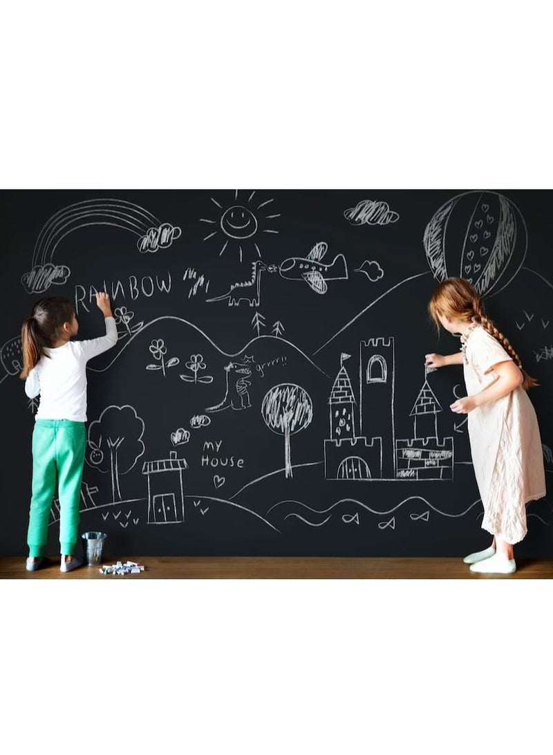 DubaiGallery Removable Wall Sticker Chalkboard Black - Image 2