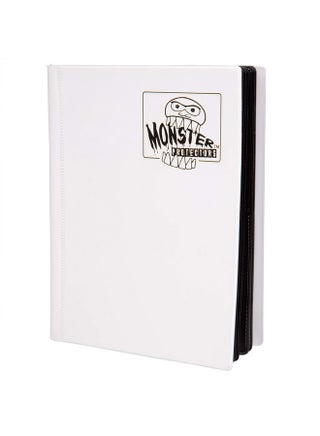 Monster Binder - 4 Pocket Trading Card Album - Matte White (Anti-theft Pockets Hold 160+ Yugioh, Pokemon, Magic the Gathering Cards) - pzsku/ZE772344DE5E1B249BD99Z/45/1745926183/9889edb9-d247-4fdb-857b-eb32ebed3a83