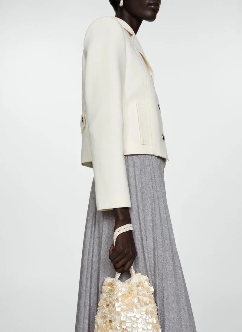 مانجو Pleated Long Skirt