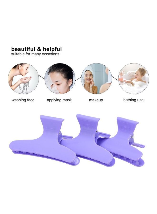 NIBEMINENT 12-Piece Plastic Hair Clips Multicolour 20.5x16x4cm - Image 5