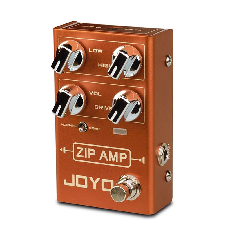 JOYO R04 ZIP AMP Pedal Effect Strong Compression Overdrive Pedal Simulate Amplifier Effect Pedal for Electric Guitar True Bypass