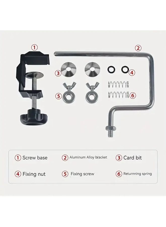 Black Base Screw Version Detachable Fishing Line Reel Adjustable Stable Winder Removable Accessory - Image 4