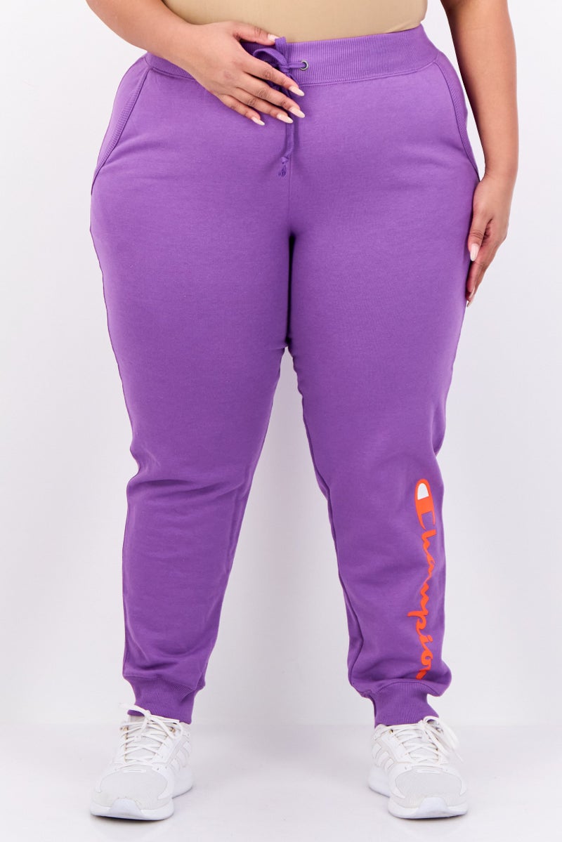 Champion Women Plus Size Outdoor Sweatpants, Violet - Image 1