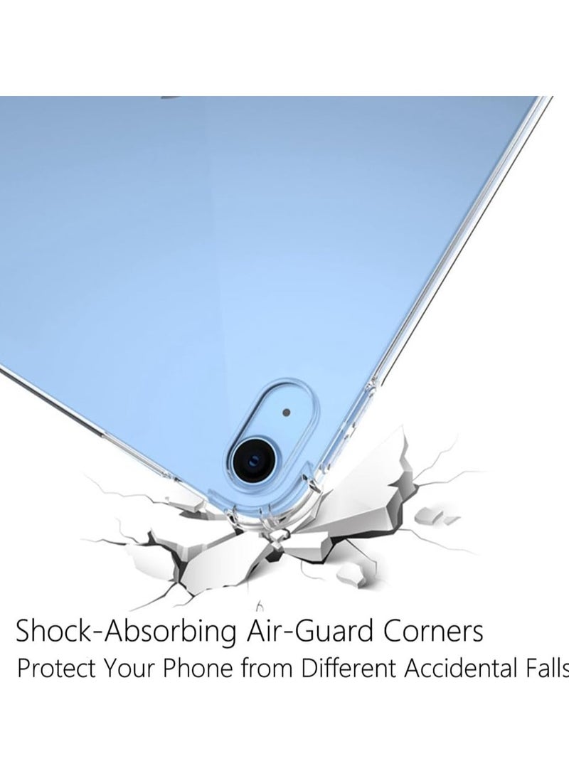 DUSALA Case for iPad Air 13 inch (2024), Corner Protection Clear Back Shell Shockproof Cover, Soft Flexible Ultra Thin TPU Protective Cover for iPad Air 13 (M2) 2024 - Image 2