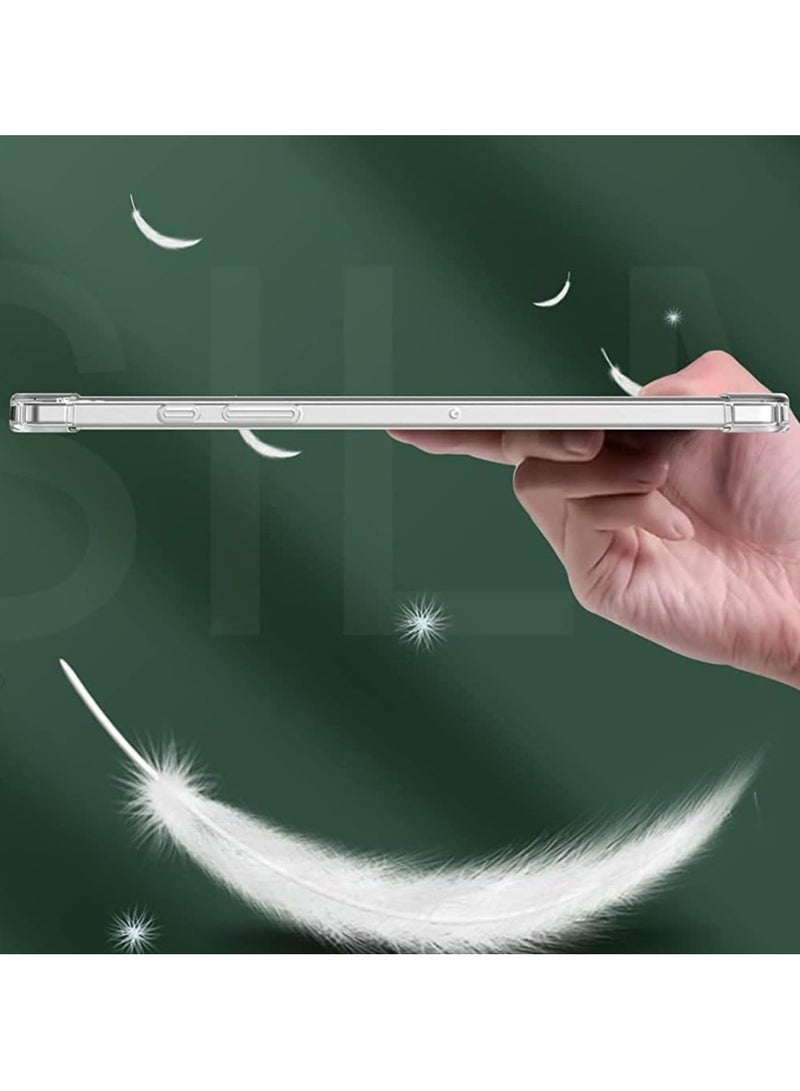 DUSALA Case for iPad Air 13 inch (2024), Corner Protection Clear Back Shell Shockproof Cover, Soft Flexible Ultra Thin TPU Protective Cover for iPad Air 13 (M2) 2024 - Image 3