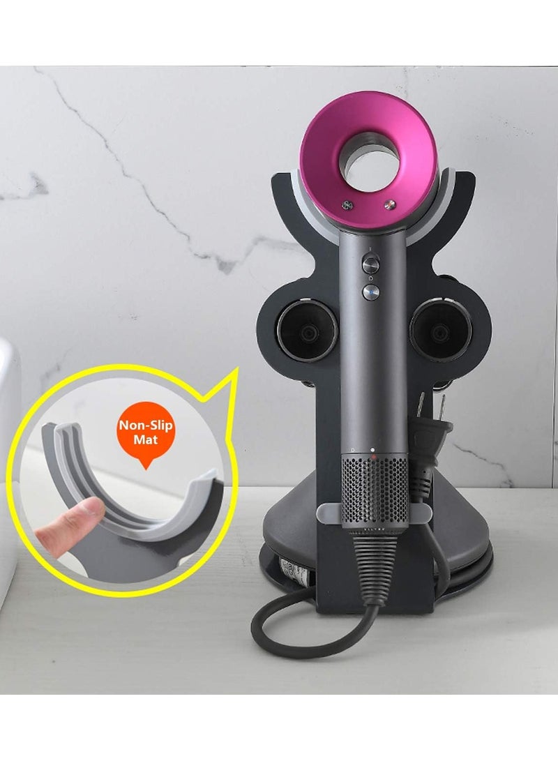 Generic Hair Dryer Holder for Dyson Supersonic Carbon Steel Bracket Bathroom Organizer Hairdryer Care Tool  - Image 3