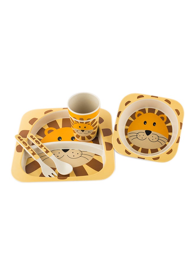 5-Piece Bamboo Fiber Cutlery Set - Image 1