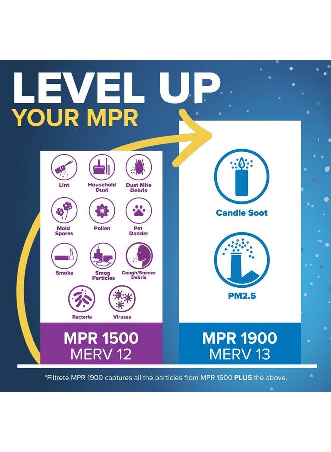 FILTRETE Filtrete 18x24x1 AC Furnace Air Filter, MERV 12, MPR 1500, CERTIFIED asthma & allergy friendly, 3 Month Pleated 1-Inch Electrostatic Air Cleaning Filter, 4-Pack (Actual Size 17.81 x 23.81 x 0.78 in)  - Image 5